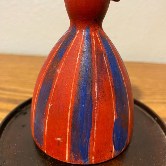 Vintage Wooden Carved Folk Art Figure, Sweden - Picture 6 of 12